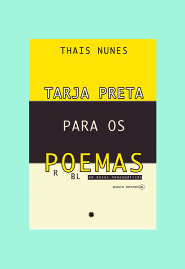 Tarja preta para os poemas f